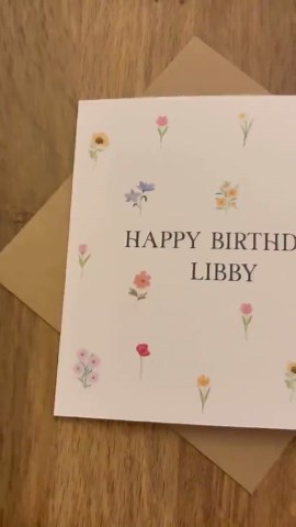 Personalised Spring Birthday Card - Etsy