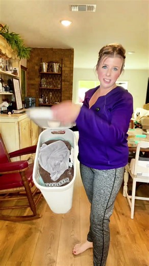 Mind Reader Laundry Hamper slim linen design with lid, tall narrow laundry basket for small spaces,