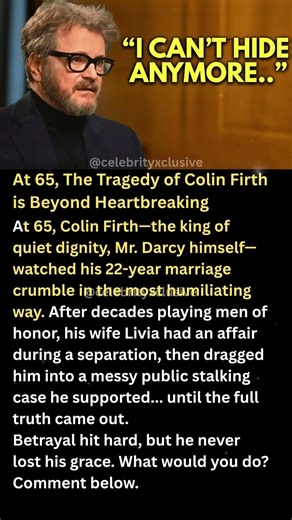 At 65, The Tragedy of Colin Firth is Beyond Heartbreaking #shorts