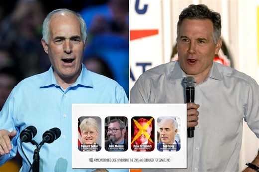 Pa. Dem Sen. Casey seems OK with votes for third-party foes to thwart GOP rival McCormick