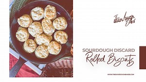 Rolled Sourdough Biscuits (A Sourdough Quick Bread Recipe)