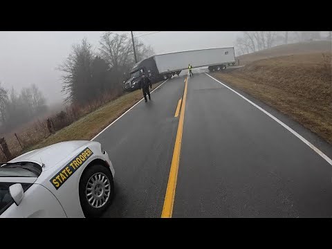 DANGEROUS ROAD BLOCKAGE IN THE FOG!!! TO RUN CODE OR NOT TO RUN CODE? THAT IS THE QUESTION!!!