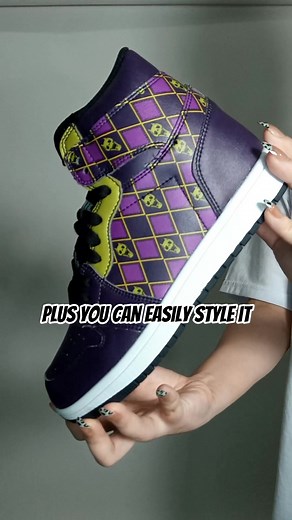 Finally some anime shoes that arent cringy! #animeshoes #animesneakers #yoshikagekira #killerqueen #deadlyqueen #jojosbizarreadventures #jojoshoes