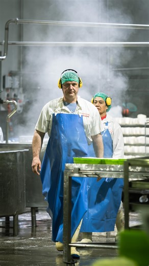 Just a little behind the scenes while fresh ricotta is being made at Floridia Cheese 🧀✨ 📸🎥 @atticomelbourne | Floridia Cheese