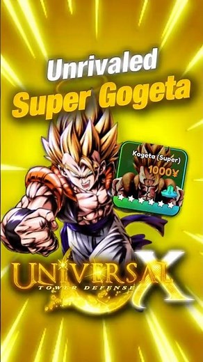 UTDX Unrivaled Super Gogeta Sneak!!! | Roblox | Universal Tower Defense X #roblox #showcase