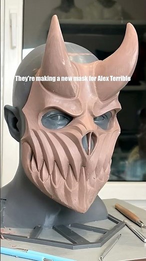 How Alex Terrible’s New Mask Is Made! 🔥