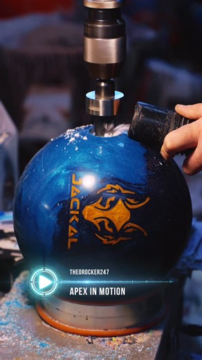 Theo on Instagram: "Introducing the new @motivbowling Apex Jackal, featuring the brand new POWER BAND™ Core Technology, Motiv’s first ever dual-density asymmetrical core design. Wrapped around the solely loved Propulsion MXV Pearl from the Evoke Hysteria, this ball will sail through the fronts and explode downlane. Pre-order yours now! Available 1/7/2026 at a pro shop near you! #motivbowling #bowlingballs #fyp #turbogrips #bowlinglife #viral #bowlingtime #getmotivated #bowlersmart #coolwick"