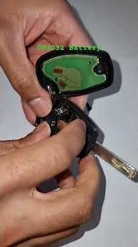 How to Change Renault Key Battery Fob #renault Master