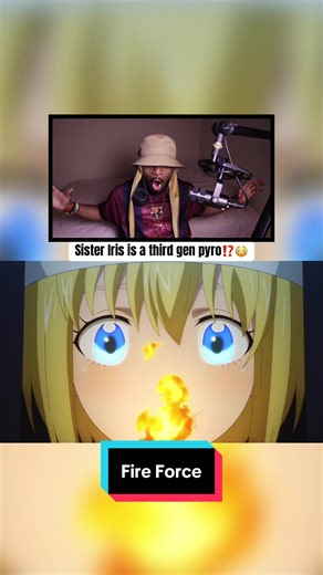 Fire Force Season 3 part 2 sister iris is a third generation pyrokinetic