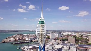 16K views · 191 reactions | Open to the public this weekend! Climb 100 steps up Spinnaker Tower’s hidden staircase, inch out across the metal transfer platform straddling the legs of the tower with the harbour down below, feel the breeze, catch the view, take a deep breath, then… DROP! Book now! https://www.spinnakertower.co.uk/events/event/the-drop/ | Spinnaker Tower | Facebook