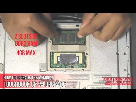 How to Upgrade Memory (RAM) in a Panasonic Toughbook CF-74