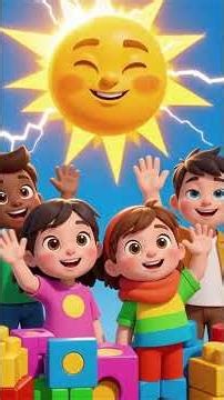 Hello Hello Sunny Sun ☀️ | Fun Nursery Rhyme for Kids 👶🌈