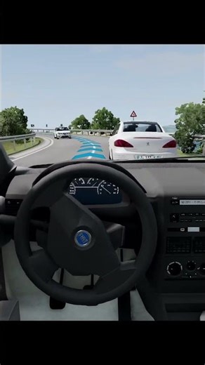 Why can't I overtake this guy? #beamngdrive