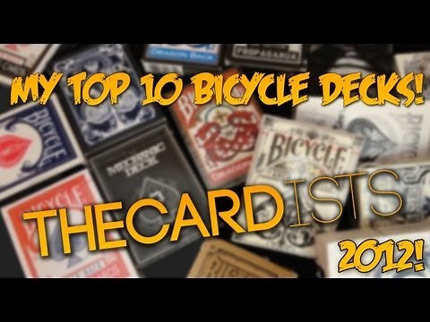 My Top 10 Bicycle Decks - Thecardists