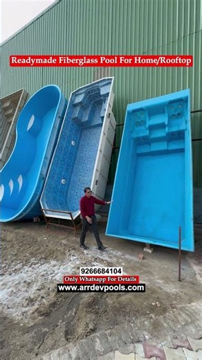 Readymade Fiberglass Swimming pool by arrdevpools