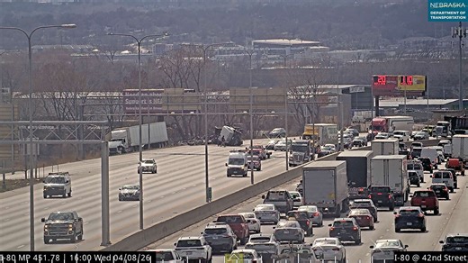 Burned semi impacts Omaha’s Wednesday afternoon commute
