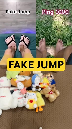 Fake jump 🆘 Ping 1000 #shorts #trendingshorts #fyp #viral #cute #toys
