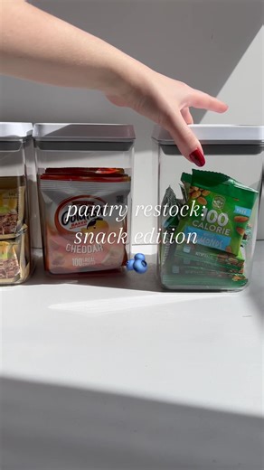 Restocking and Organizing: Snack Shelf Edition