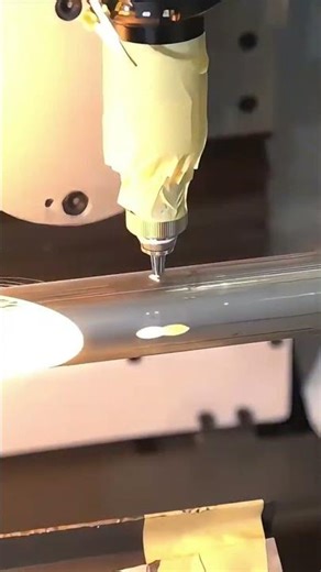 Amazing High Speed Industrial Laser Cutting Process For Stainless Steel Pipes