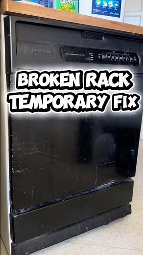Maytag Jetclean dishwasher - Temporary fix for a broken upper rack