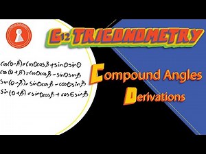 Grade 12 Trigonometry | Compound angles | Formula derivation and worked examples