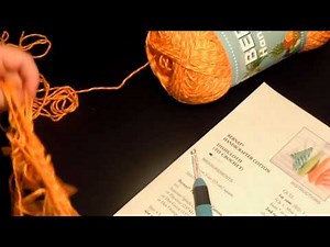 Beginner Crochet Dishcloth - Bernat Handicrafter Cotton