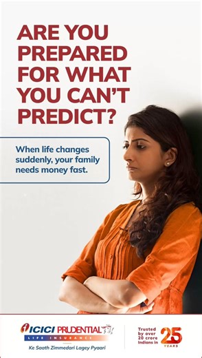Life can change without warning, and when it does, your family will need financial support immediately. ICICI Pru iProtect Smart Plus helps ensure urgent needs are taken care of with an instant payout option, while the full claim process continues smoothly in the background. It can help cover immediate expenses such as: - Hospital bills and medical costs - Household and daily living expenses - Personal debts and outstanding liabilities - Emergency expenses With flexible protection features and s