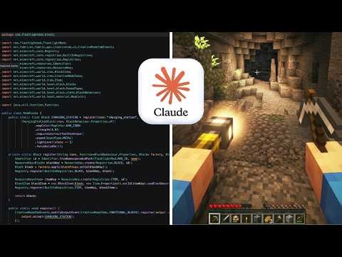 Claude Code Makes a Minecraft Mod From Scratch