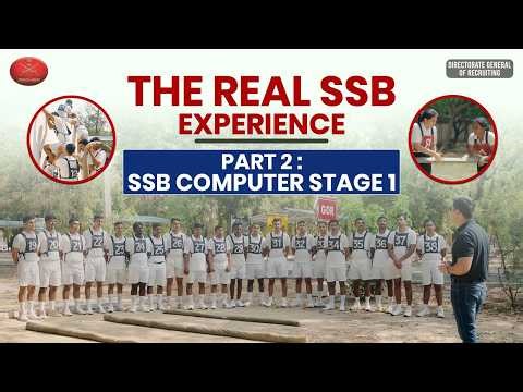 The Real SSB Experience | Part 2 :SSB COMPUTER STAGE 01