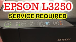 Epson L3250 Red light blinking error service required #PrinterRepair #EpsonL3250 #L3250 #Epson #gjrprinterrepair | GJR Printer Repair
