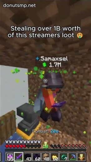 How I Made 1B In 60 Seconds On DonutSMP 🤯#minecraft #donutsmp #drdonut