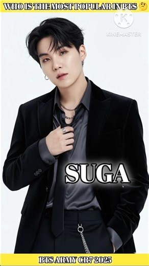 who is most popular in BTS members 👑 #bts #kpop #facts