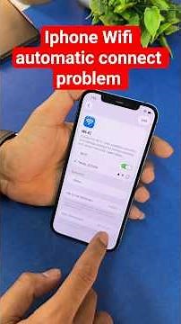 iphone Wifi automatic connect problem solution #iphone #shorts #youtubeshorts #shortsvideo