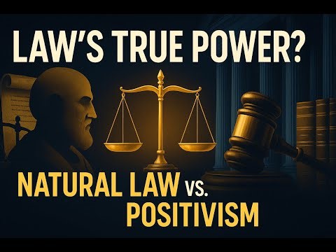 What Really Gives Law Its Power? Natural Law vs. Legal Positivism Explained