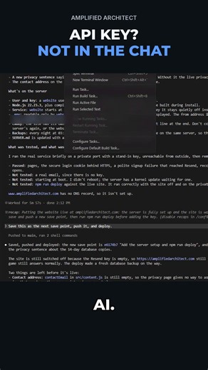DONT PUT API KEYS IN AI CHATS! DO THIS INSTEAD!