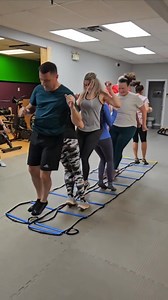 A cute little activity to try in your fitness class or team building activity! You can do it to many songs but this example is done to "My Way" by Calvin Harris at 120BPM 💚💜 | Rick My Trainer