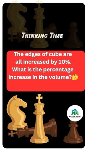 Thinking Time (Volume Challenge) #kaizenmaths #maths #mathematicsquiz #education