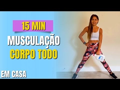 EXERCÍCIO DE FORÇA PARA O CORPO TODO | (MUSCULAÇÃO EM CASA) Regina Maruyama