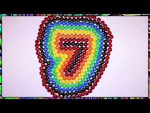 Candy Numbers Animated using Stop Motion (1-25)
