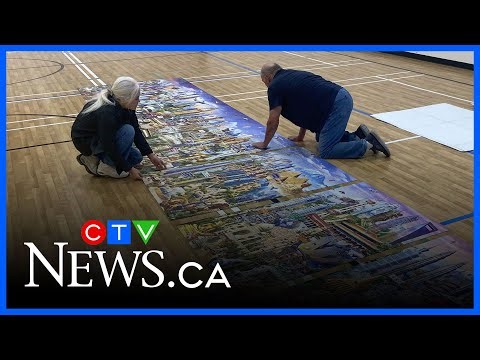 Albertan completes mega-sized jigsaw puzzle