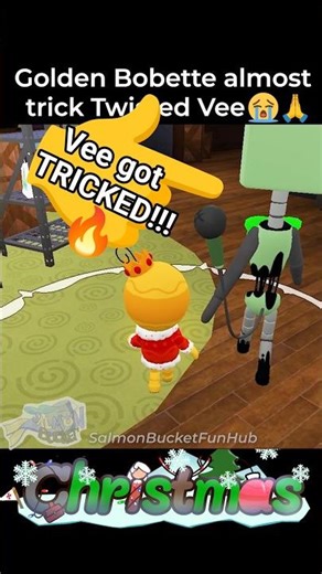 Golden Bobette quest trick twisted vee in Dandy's World New Update #dandysworld #roblox #update