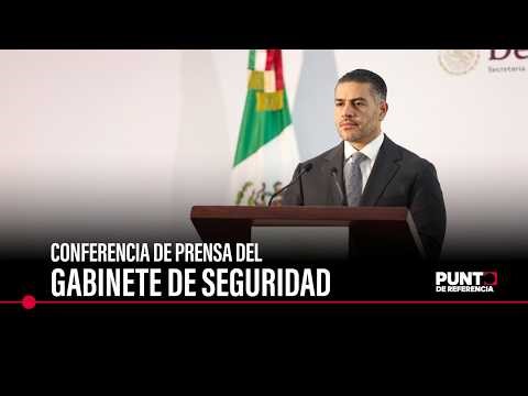 Conferencia de prensa del Gabinete de Seguridad