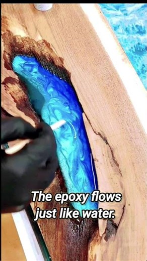 Ultimate Ocean Epoxy Table 🌊 Live Edge Wood Magic