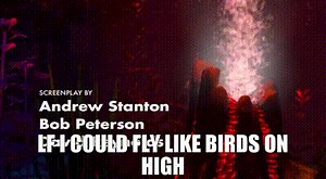 lf I could fly like birds on high