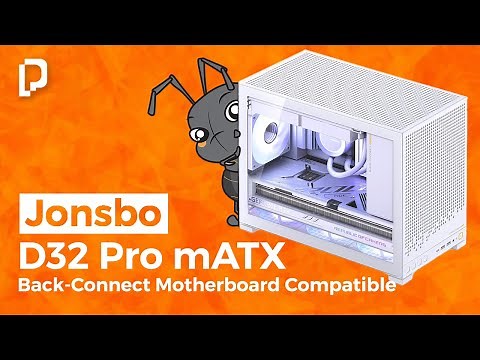 Jonsbo D32 Pro mATX, Back-connect Motherboard compatible