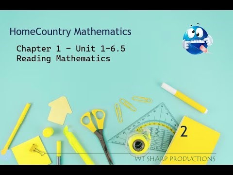 Reading Maths - Making it Simple & Easy | Chapter 1: Unit 1-6.5 | PTII