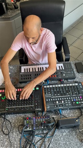 [Synth Jam] Hard Techno Vibes on Hardware Synths 🔥 Live Jam Session | Part 10 | #techno #jam #live