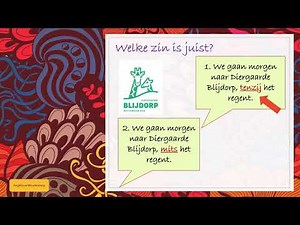 Voegwoorden Mits en Tenzij