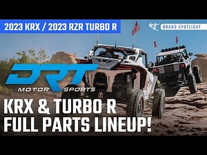 DRT Motorsports 2023 KRX & RZR Turbo R Parts Lineup!