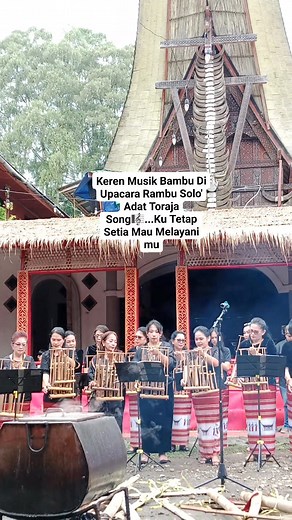 2.1K views · 27 shares | Keren Musik Bambu Di Upacara Rambu Solo' Adat Toraja Song...Ku Tetap Setia Mau Melayani mu #AdatToraja #VidioViral #VodFyp #Vod #Fyp #FyPage #TrendingVidio #TrendingTopik #TrendingNow #TrendingPost #Sorotan #Pengikut #SemuaOrang | Aksara Toraja | Facebook